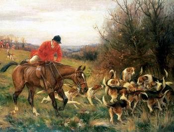 unknow artist Classical hunting fox, Equestrian and Beautiful Horses, 199.